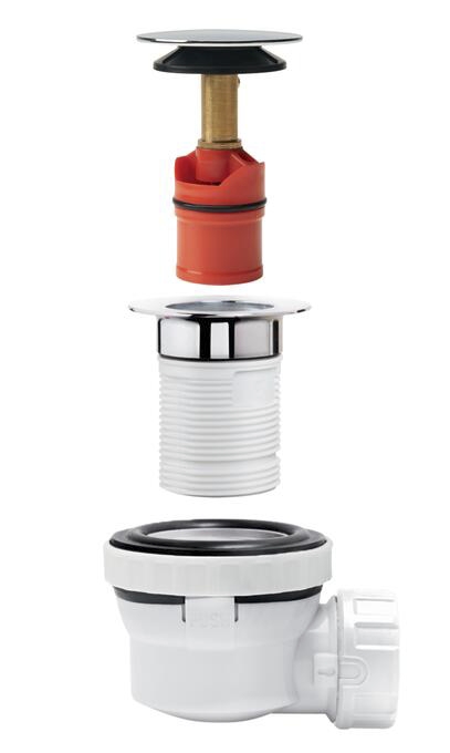 Combiné bonde et siphon lavabo Nano 6.7 avec bonde Ø 100 mm Wirquin