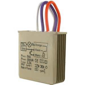 Télévariateur encastré pour éclairage