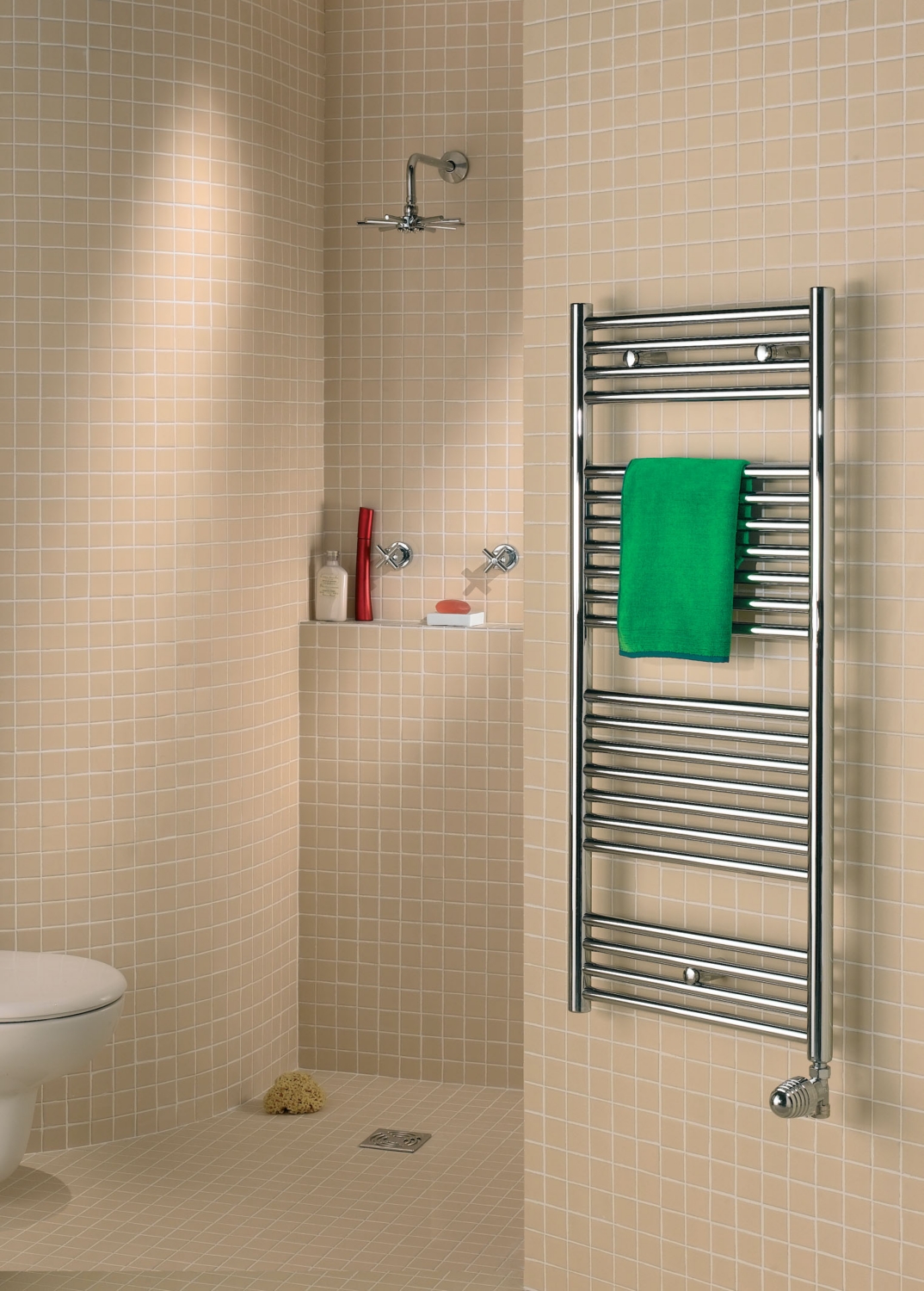 Radiateur sèche-serviettes eau chaude Atoll Spa chromé Acova