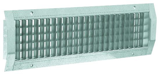 Grille double déflexion sur conduit GD 102 D F1 Aldes