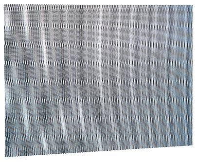 Grille tôle perforée avec filtre SC 370 W - 595 x 595 Aldes