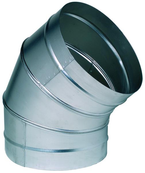 Coude à 45° en aluminium. Aldes