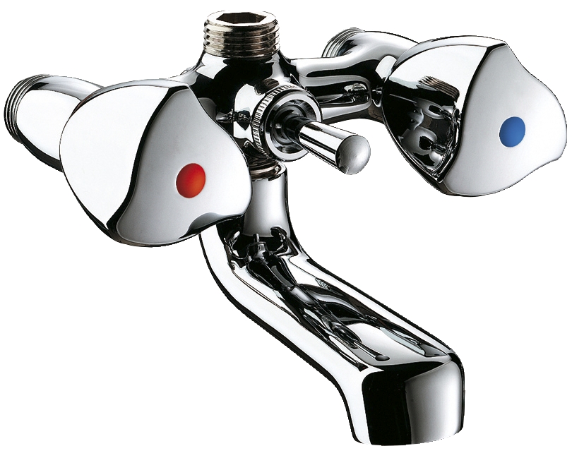 Mélangeur bain-douche Rénov'2000 têtes à clapet D2410 Delabie