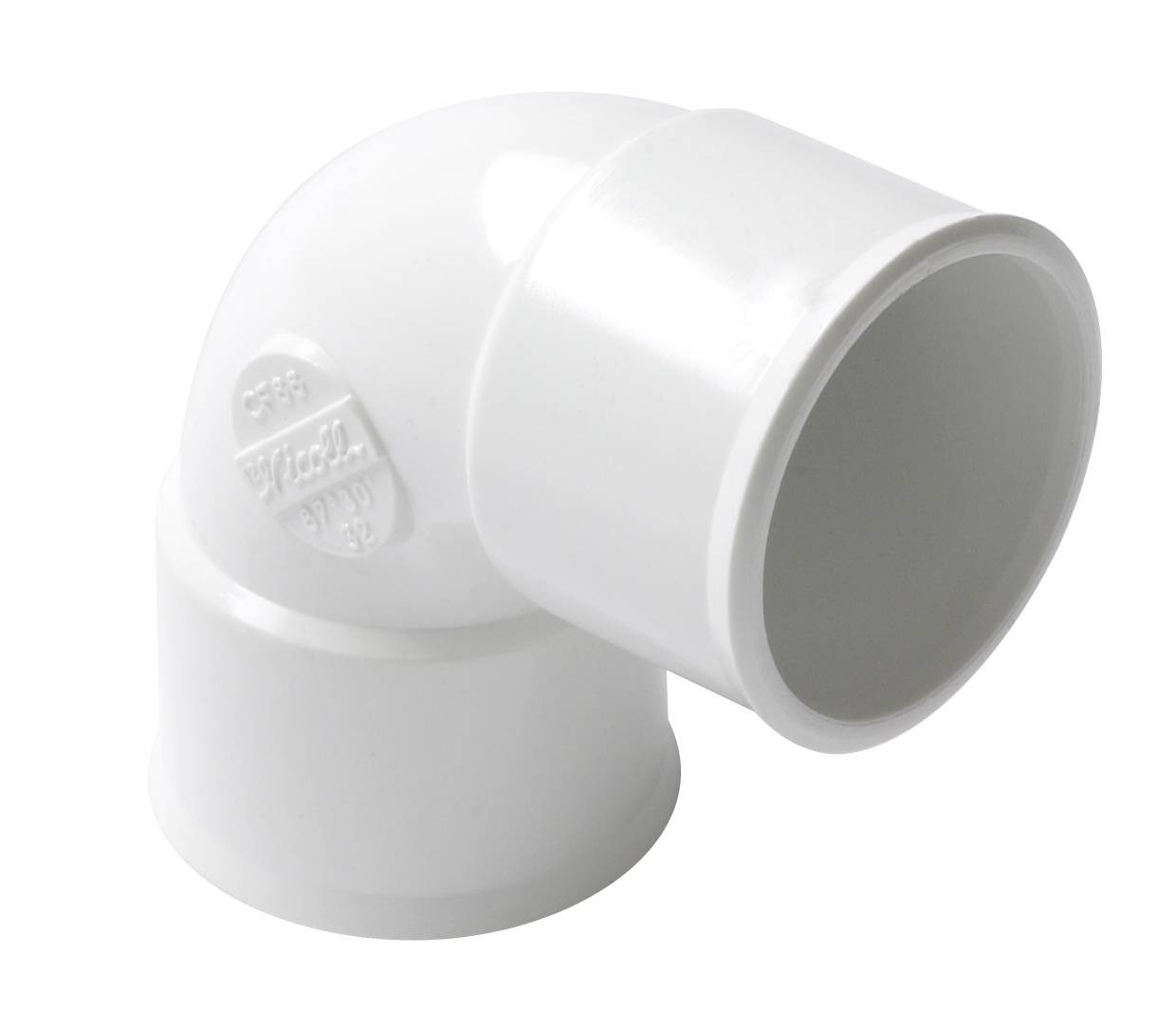 Coude 87°30 PVC FF - Blanc Nicoll