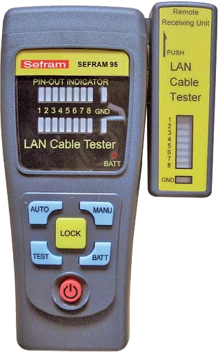 Testeur de câblage informatique SEFRAM 95 Sefram