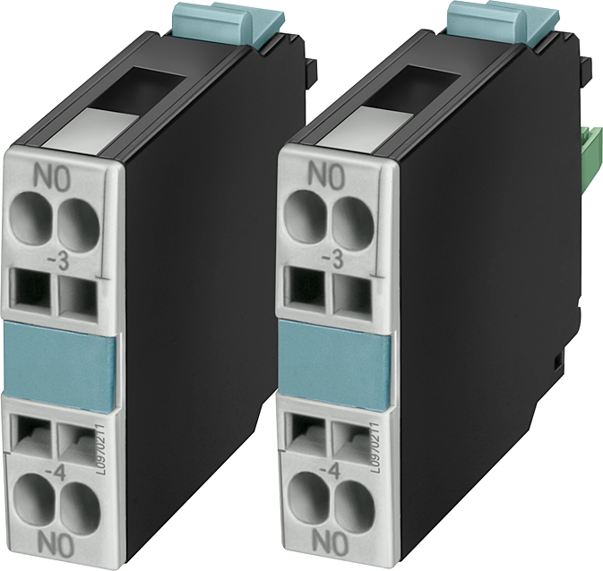 Bloc contacts auxiliaires S00/S0/S2/S3, frontal, non retardé 1U Siemens 