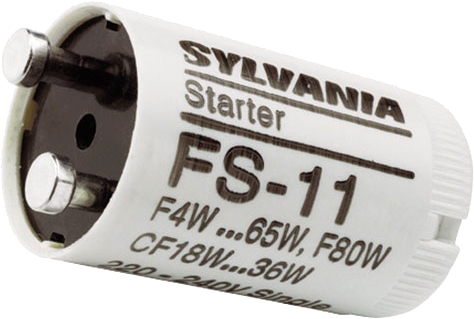 Starter pour tubes fluorescents mono et duo Sylvania