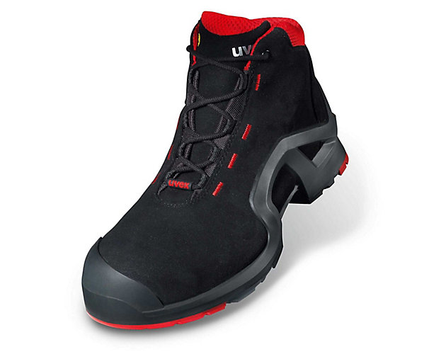 Chaussures hautes X-tended support 85172 - Noir/Rouge Uvex 