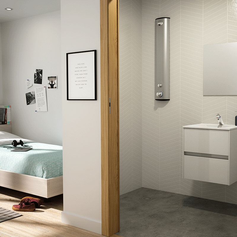 Panneau de douche en applique Securitherm 792310 Delabie