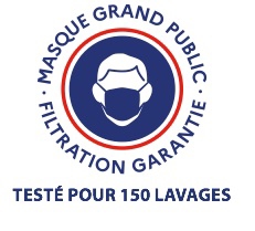 Masque grand public filtration supérieure à 90% Codupal