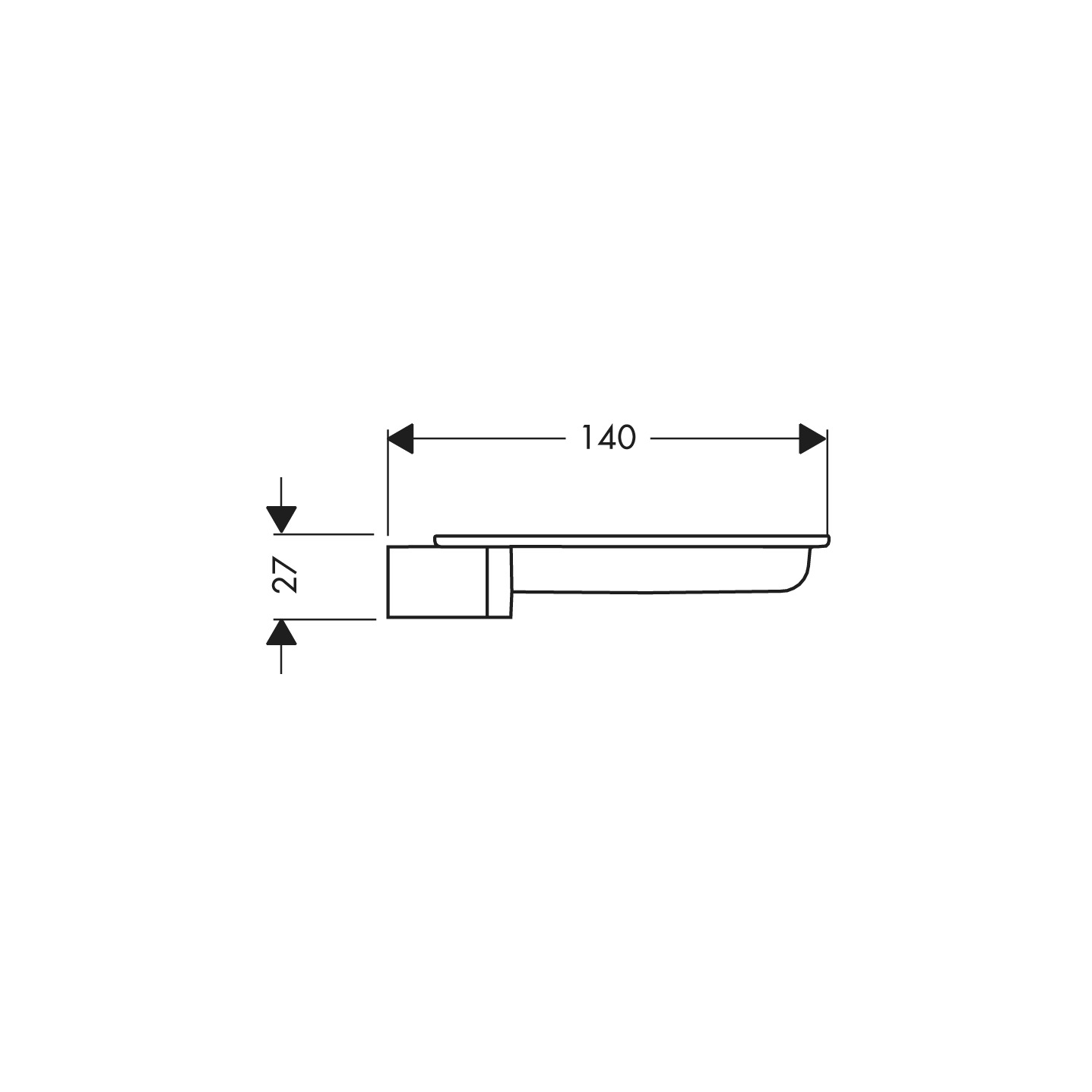 Porte-savon Casetta'S 28684000 Hansgrohe