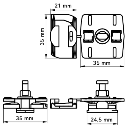 Adaptateur pour rail StarQuick® Walraven