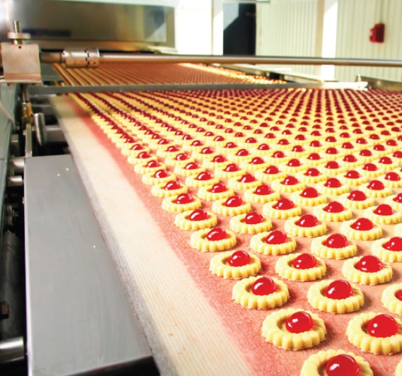 Image d'un site de production de biscuits