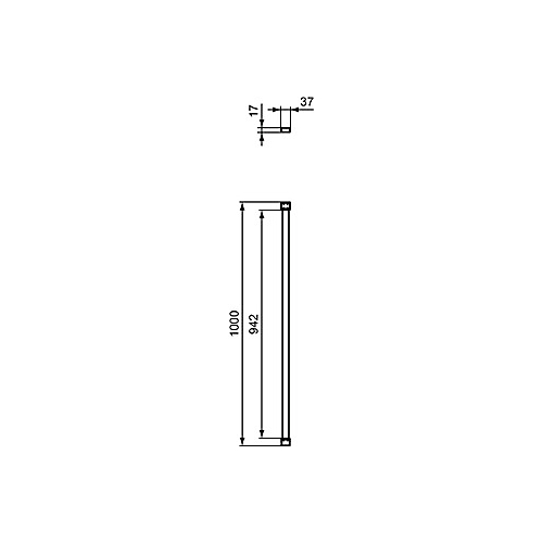 Barre de fixation droite Connect 2 K9380VA Ideal Standard