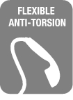 Flexible antitorsion