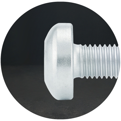 Vis à tête bombée hexagonale creuse pour montage discret