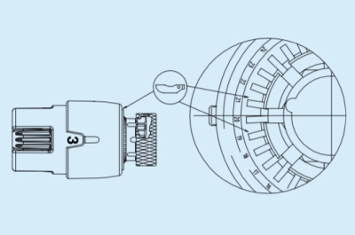 schéma vanne thermostatique